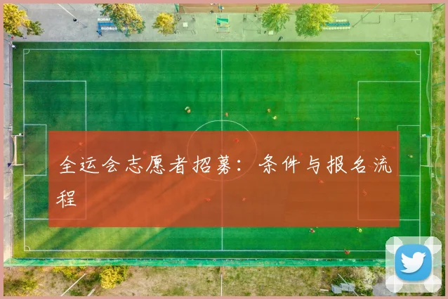 全运会志愿者招募：条件与报名流程